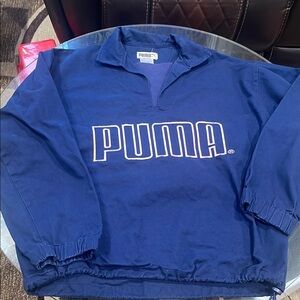 Puma Navy Blue Logo Sweatshirt